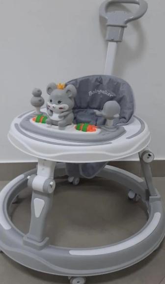 Продам ходунки -трансформер BABY WALKER, серый