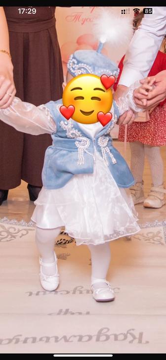 Детское казахское платье на годик