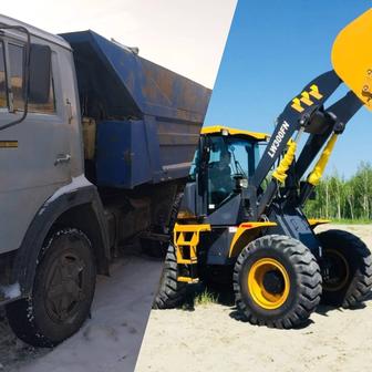 Услуги погрузчика и камаз