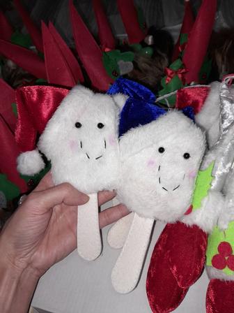 Игрушки для ёлки из фетра