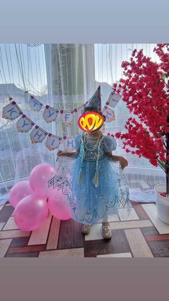 Платье эльзы ростовка 100