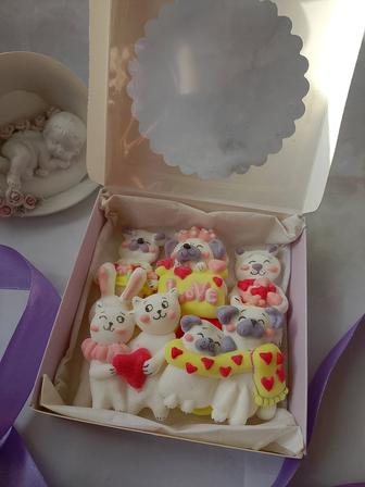 Подарочный набор маршмеллоу ручной работы