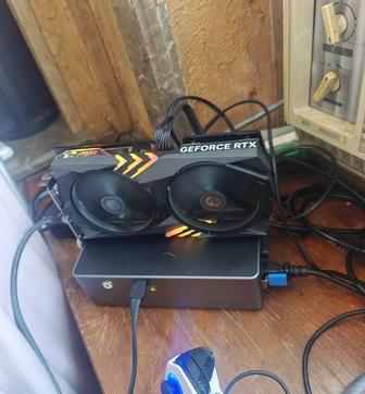 RTX 4060 Ti 16GB OCuLink eGPU станция (внешняя видеокарта для ноута)