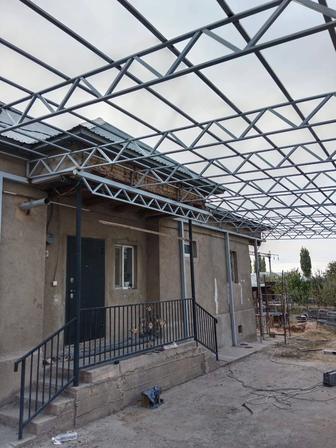 Навес ворота топчан заказ береміз