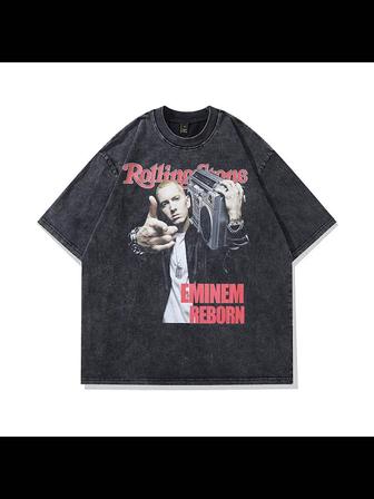 Eminem футболка из плотной ткани новая