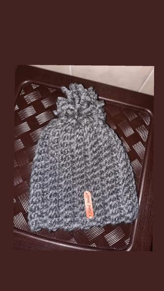 Шапки, шали вязаные