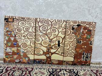 Модульная картина Густав Климт Дерево жизни (3 модуля)