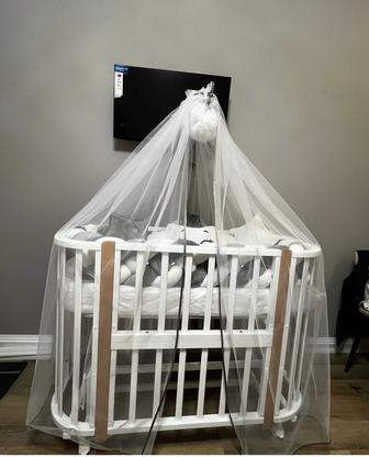 Продам кроватку 3в1