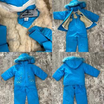 Зимний комбинезон для девочек 3-4 лет НОВЫЙ