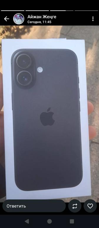 Продам Айфон 16 новый,запечатанный