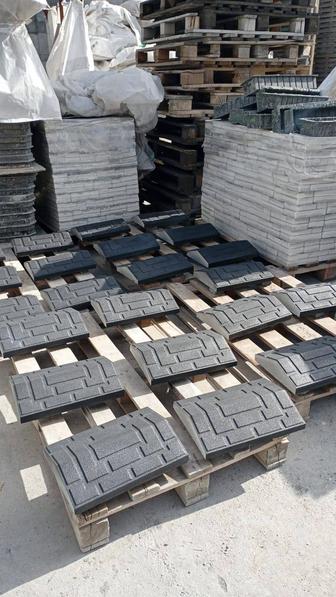 Крышки (козырьки) для забора и колон из Екам-бетона