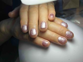 Маникюр с гель покрытием! 3500!