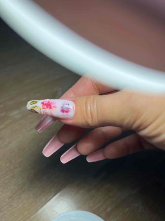 Маникюр с гель покрытием!