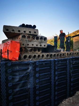 Продам плиты перекрытия советские 9 шт 340/95 высота 24