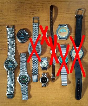 Наручные часы на запчасти или на восстановление