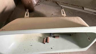 Чугунная ванная б/у