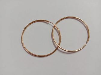 Золотые серьги конго