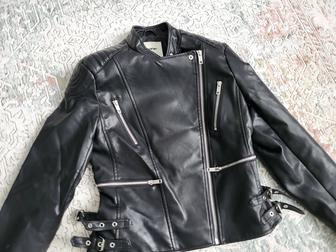 Продам кожаный пиджак