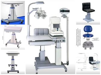 Стол, рабочее место, стул кресло для офтальмологии
