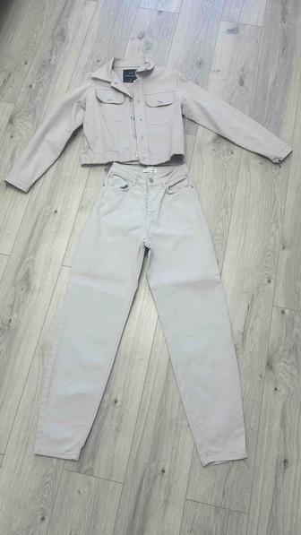 Джинсовый стильный костюм 42-44