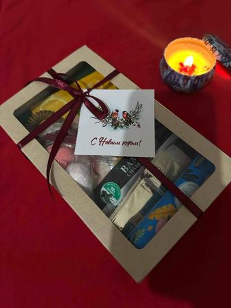 Новогодние подарочные боксы, подарок на Новый год (можно на тайный Санта)
