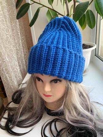 Вязаные объемные шапули! Ручная работа