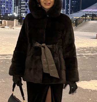 Шуба норковая богатый мех