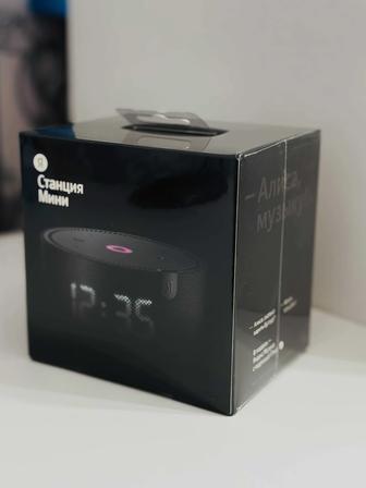 Умная колонка Яндекс Станция Мини с часами YNDX-00020 черный