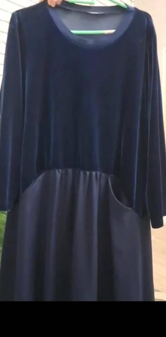 Оде красивое комбинированное платье