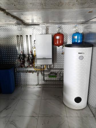 Монтаж котельного оборудования. Сантехника. Фильтрация. Отопление. Тёплый п