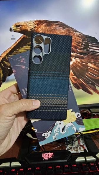 Карбоновый чехол (Magsafe) Samsung s23ultra