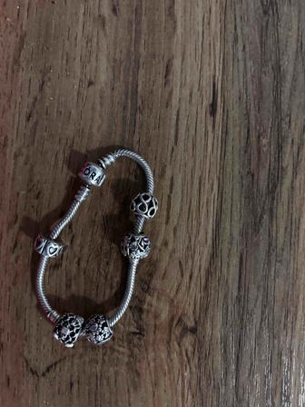 Браслет пандора оригинал с шармами