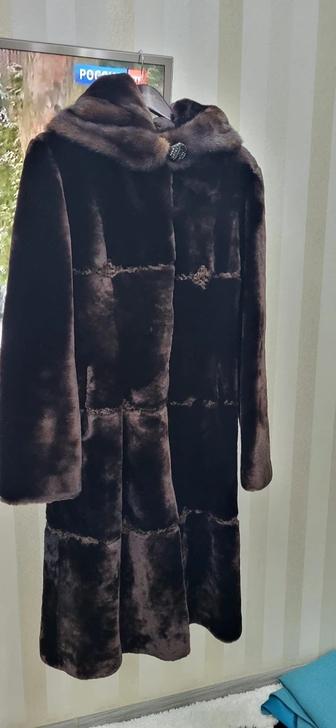 Натуральная мутоновая шуба