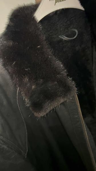 Мужская зимняя дубленка