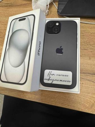 iPhone 15 black 256gb