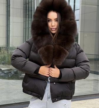 Продам куртку натуральный мех песца