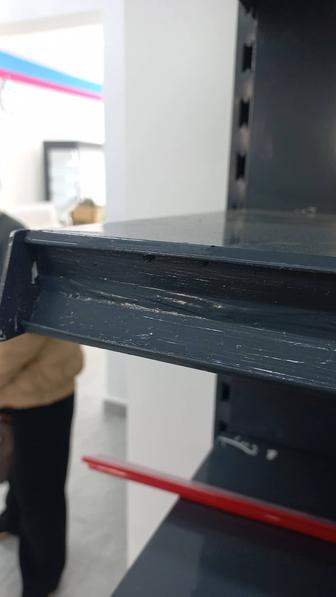 Продам металлические стеллажи черно серого цвета