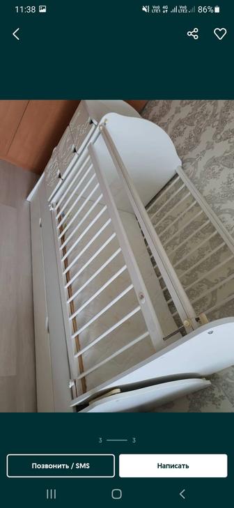 Продам детскую кроватку