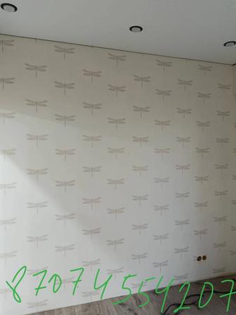 Поклейка обоев