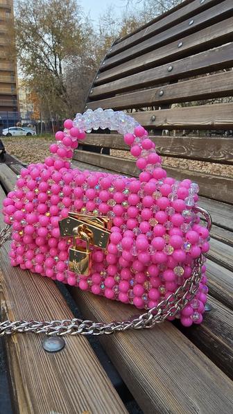 Сумка из бусин ручной работы