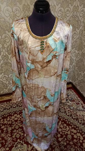 Платье блестящее, для покрытых, нарядное женское платье