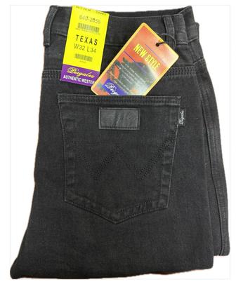 Джинсы мужские Прямые Черный