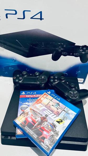 Ps4 slime 1т 4 игры 2 джойстика в идеале