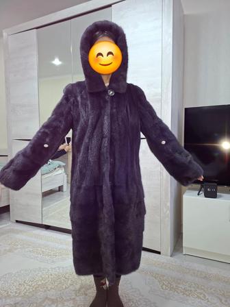 Норковая шуба в идеальном состоянии