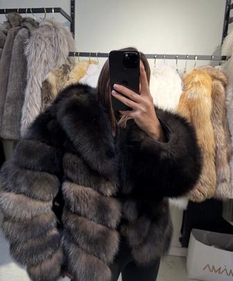 Шуба из песца