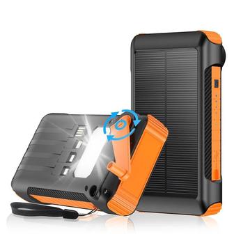 Внешний аккумулятор Solar Power Bank 20000 мАч черный