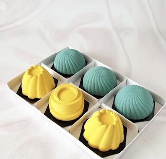 Коробочки для десертов/муссовых пирожных/ тортов на 6 ячеек