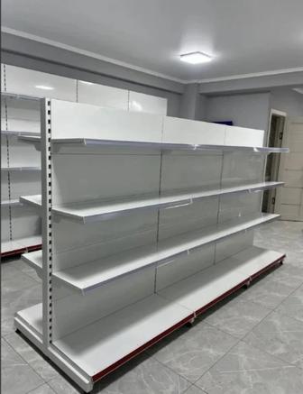 Продается двухсторонний стеллаж 4х рядный!