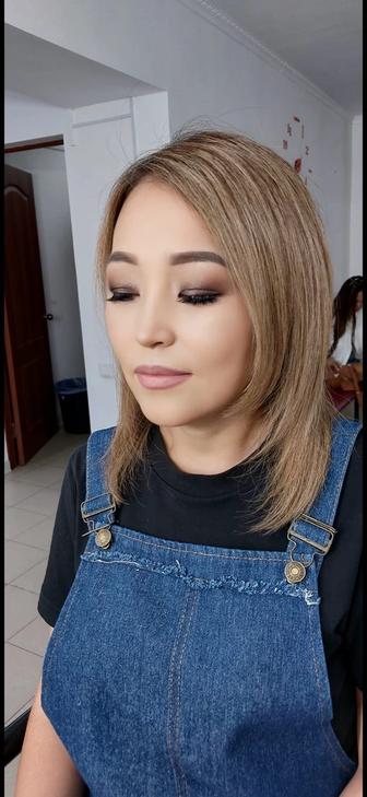 Макияж укладка