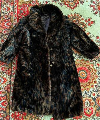 Шуба натуральная цигейка